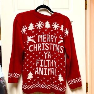 Merry Christmas Ya Filthy Animal Sweater